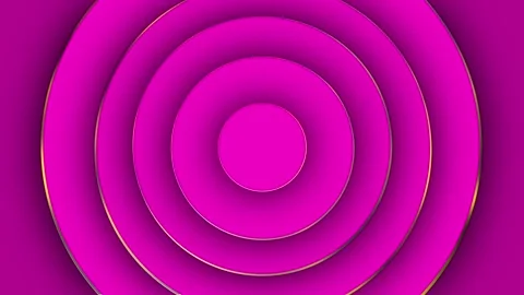 Circle background animation video, modern aesthetic Stock Footage 309724782
