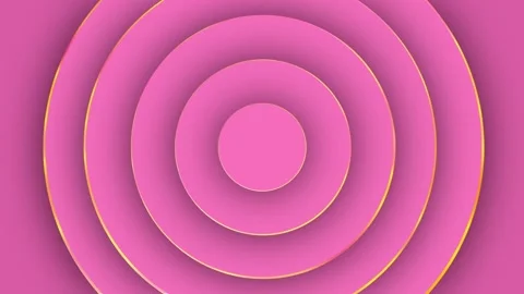 Circle background animation video, modern aesthetic Video stock 309727042