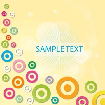 Circle background Stock-Illustration