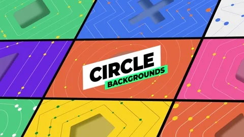 Circle Backgrounds Stock After Effects