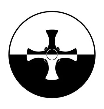 Circle badge County Durham flag button vector Stock Illustration