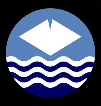 Circle badge Isle of Wight flag button vector Stock Illustration