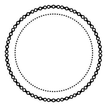 Circle badges icon Ilustración de archivo