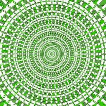 Circle binary background. Stock Illustration