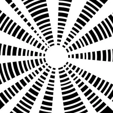 Circle Black And White Background Stock Illustration