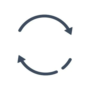 Circle of black arrows. Direction navigation and web design Stock Illustration