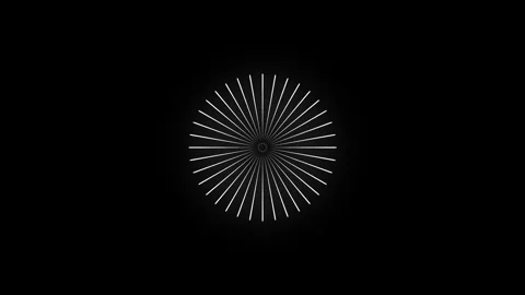 Circle Blast Animation Fireworks Explosion 4K loop, Ellipse Burst Light White Stock Footage 332910396