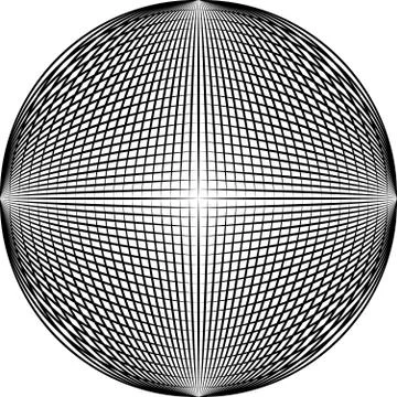 Circle blend object Stock Illustration