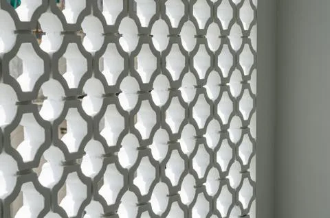 Circle block wall pattern Stock Photos