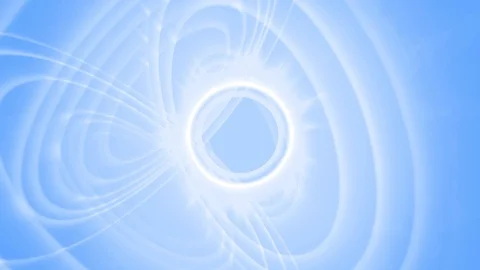 Circle blue background Stock Footage 117094214