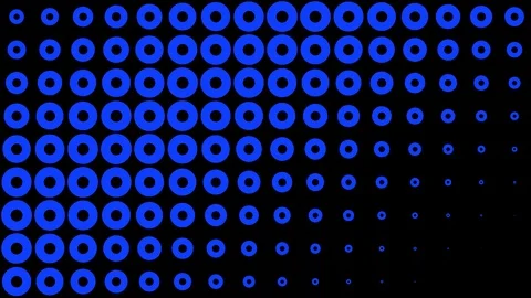 Circle blue halftones Stock Footage 109464994