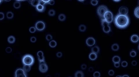 Circle Blue Shiny Particles Flowing Loop Background Stock Footage 63447499