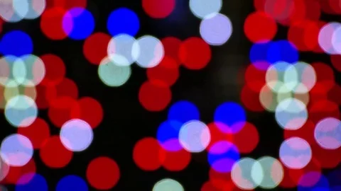 Circle bokeh lights. Stock Footage 74521609
