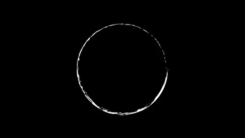 Circle border frame by frame animation. Stock Footage 249663025