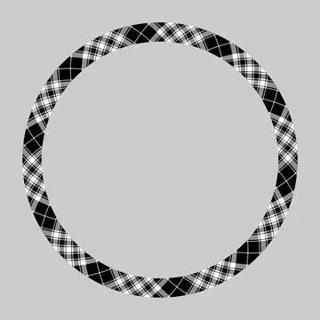 Circle borders and frames vector. Round border pattern geometric vintage fram Illustrazione stock