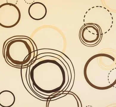 Circle brown wallpaper Stock Photos