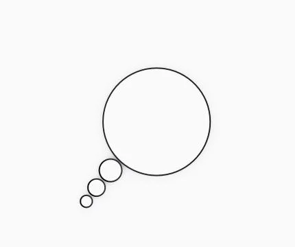 Circle bubble Stock Illustration