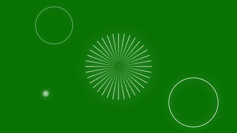 Circle Burst Animation with Dynamic Line Explosions and Spark Effects Stock Footage 332910430