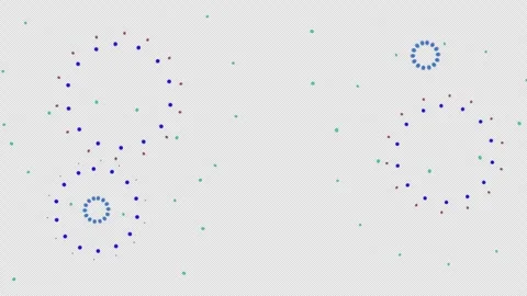 Circle burst, explosion loop motion graphics video transparent background w.. Video stock 240364414