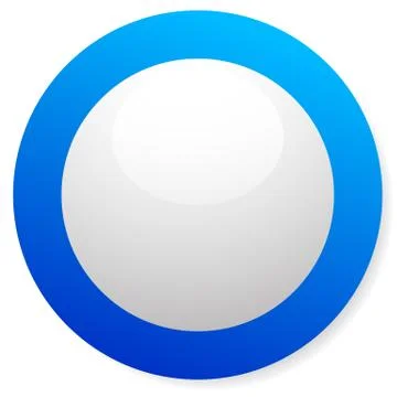Circle button with blank space and highlight. Circle button, circle icon with Stock Illustration