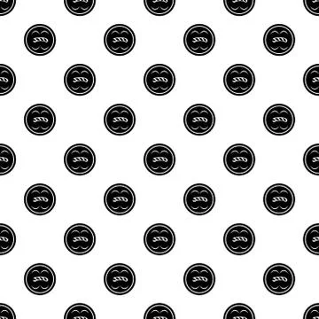 Circle button pattern vector seamless イラスト素材