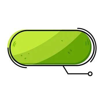 Circle callout shapes cartoon vector illustration Stock Illustration