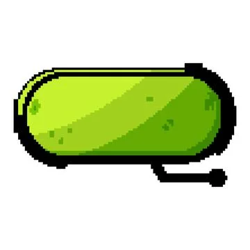 Circle callout shapes pixel art vector illustration Stock Illustration
