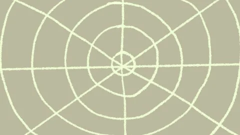 Circle the center of drawing cross in middle an image on gray design Stock-Footage 335696010