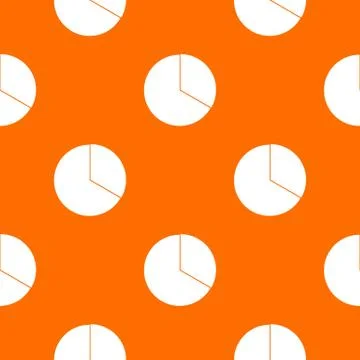 Circle chart infographic pattern seamless Stockillustratie