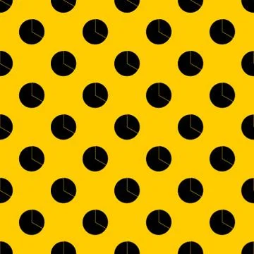 Circle chart infographic pattern vector Illustrazione stock