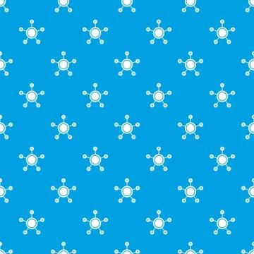 Circle chart with numbers pattern seamless blue Stockillustratie