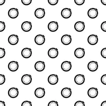 Circle chart pattern repeat vector イラスト素材