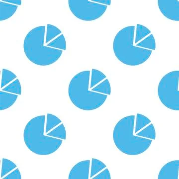 Circle chart seamless pattern Illustrazione stock