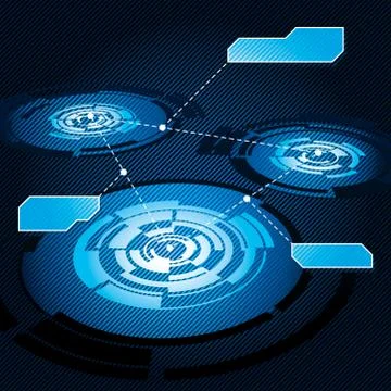 Circle charts Stock Illustration