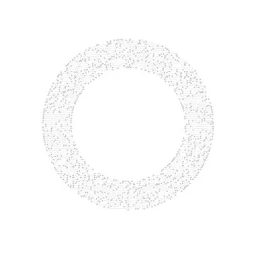 Circle Circuit Board Techno Background Stock Illustration