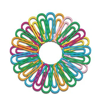 Circle clips Stock Illustration