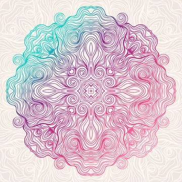 Circle color pattern - 2 Stock Illustration