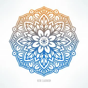 Circle colorful pattern Stock Illustration