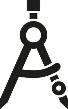 Circle compass icon Stock Illustration