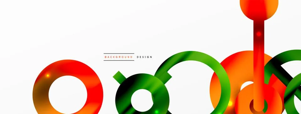 Circle composition abstract background. Trendy techno business template for イラスト素材