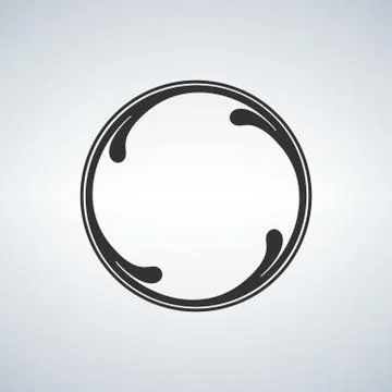 Circle concept, waves Stock Illustration