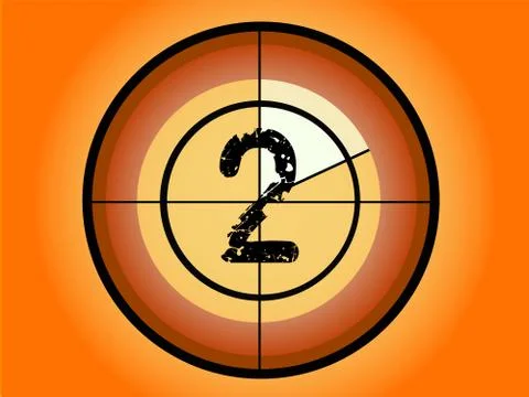 Circle Countdown - At 2 Stock-Illustration