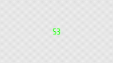 Circle countdown one minute animation from 60 to 0 seconds, Countdown video Stock Footage 289921984