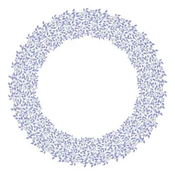 Circle cute hand drawn frames on the white background. Love bohemia concept for Stock Illustration