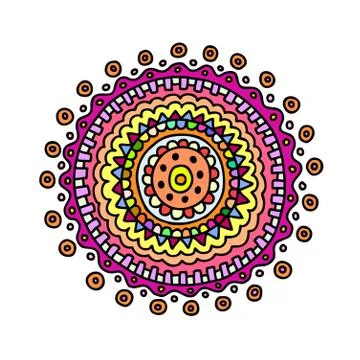 Circle decoration Stock Illustration
