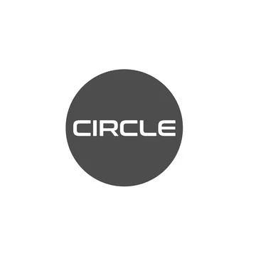 CIRCLE design logo Stock Illustration