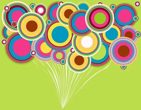 Circle design Seamless vector retro pattern with circles Copyright: xZoona... Stock Photos