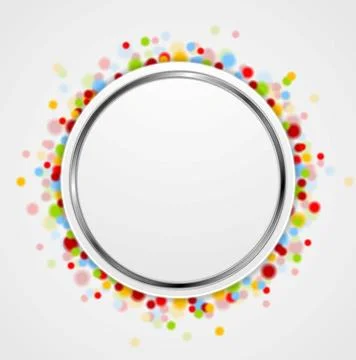 Circle design with shiny light Circle design with shiny light. Vector back... Stock Photos