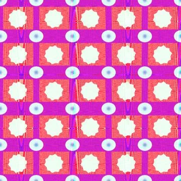 Circle design textile pattern design Stock Illustration