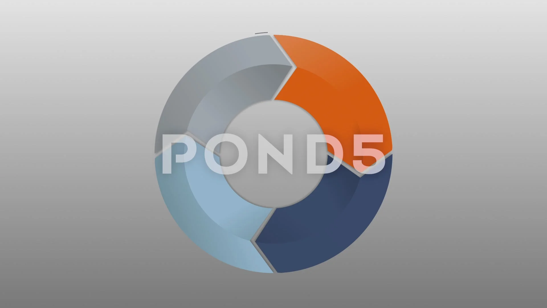 Circle Diagram Four Result Arrow Box For Stock Video Pond5
